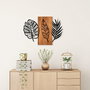 Wallity Triple Leaves - 384 Nogal y Negro